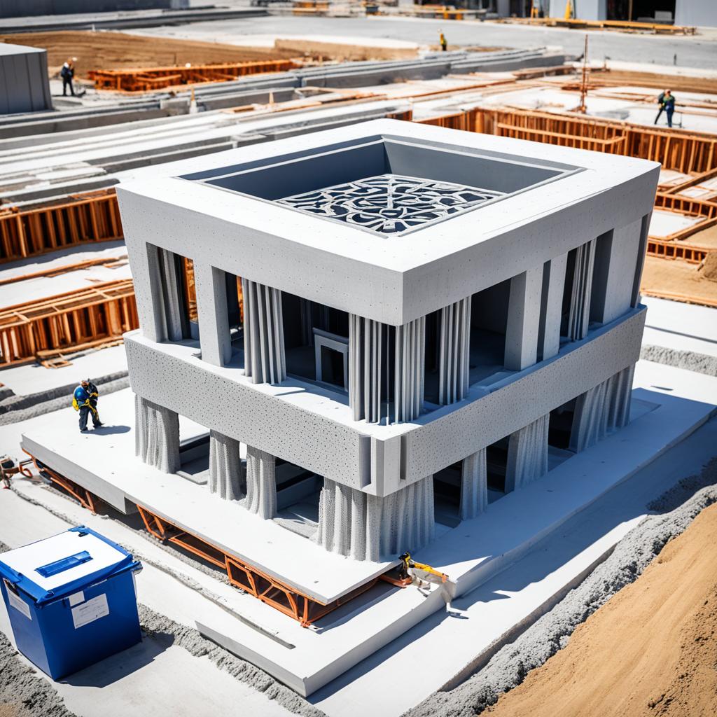 Construção de casa impressa em 3D