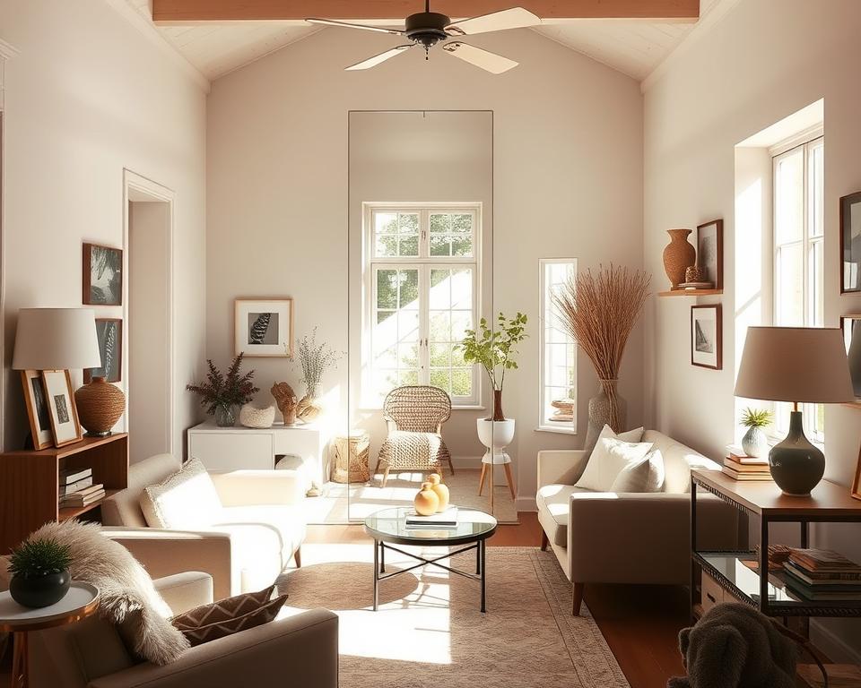 Como Usar Espelhos para Dobrar a Luz Natural em Ambientes Pequenos