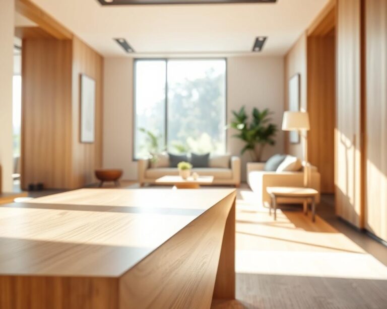 Como combinar madeira clara e linhas clean no Japandi moderno