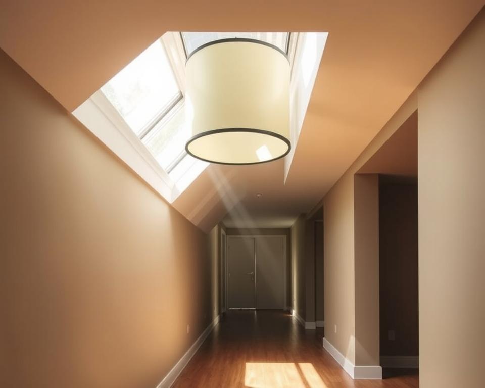 Como usar claraboias tubulares para iluminar corredores escuros