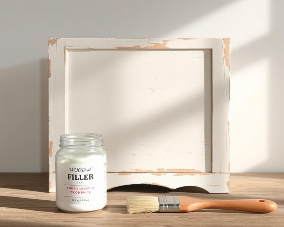 DIY: restaure móveis de MDF descascados usando massa e pintura PU