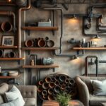 Tubos metálicos reciclados na decoração: Nossas melhores ideias