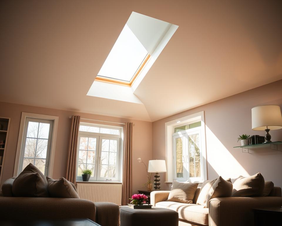 Escolher skylights para iluminação natural e conforto