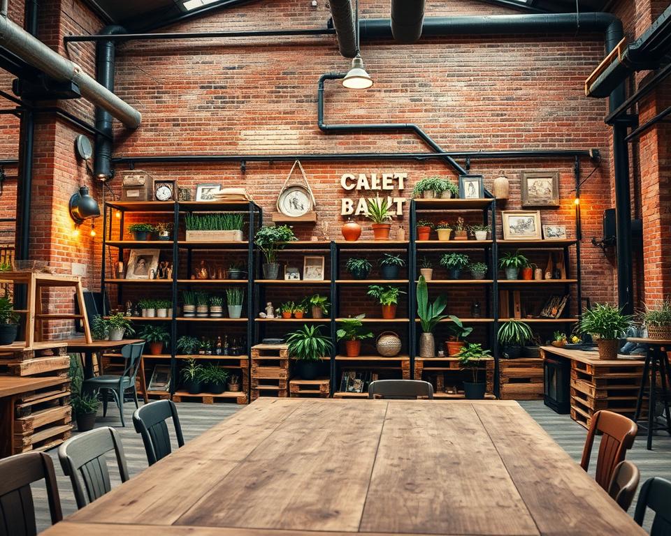 Estilo Industrial Sustentável: Use Materiais Recicláveis