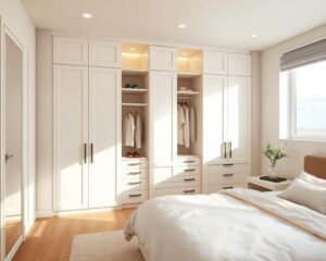 Guarda-roupa planejado: dicas de layout para caber tudo em quartos compactos