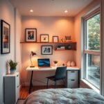 Home office no quarto: dicas para espaços pequenos
