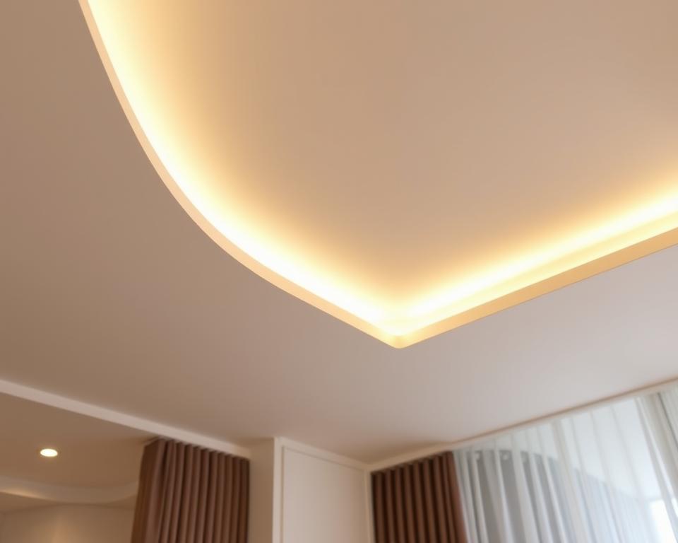 Iluminação DIY: fita LED embutida no gesso com efeito de hotel