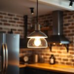 Iluminação pendente perfeita para cozinha industrial