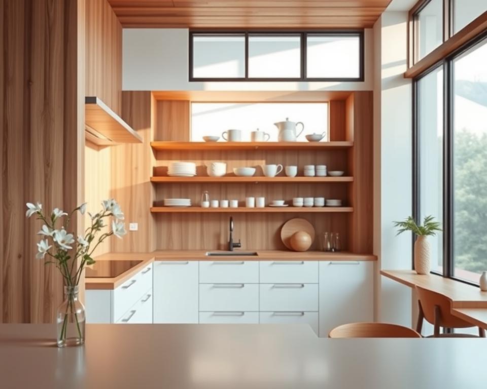Integre o Japandi à cozinha: organização, cores e utensílios minimal