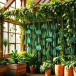 Jardim Vertical Indoor com Garrafas PET Recicladas