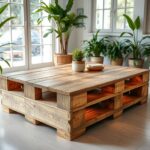 Mesa de centro retrô com pallets: corte, lixe e envernize fácil
