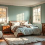 Paleta de cores relaxantes para quarto de casal: acerte na escolha
