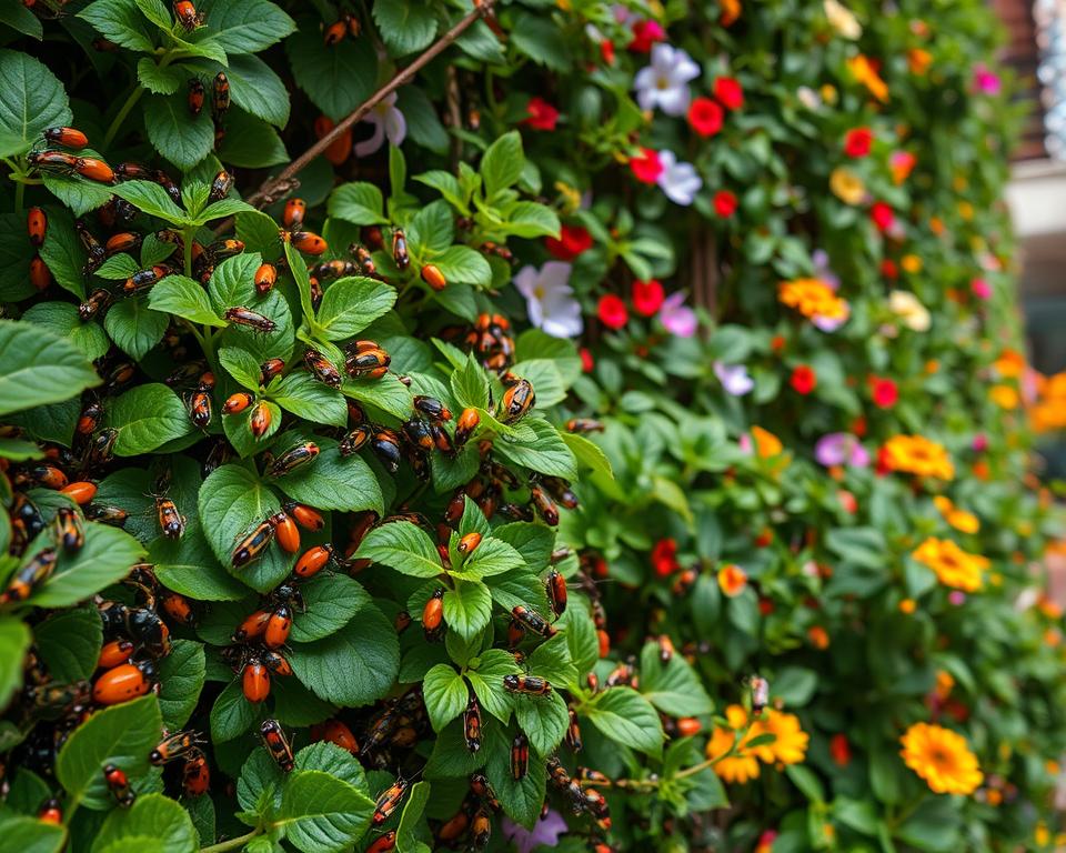 Pragas em jardins verticais: soluções naturais sem agrotóxicos