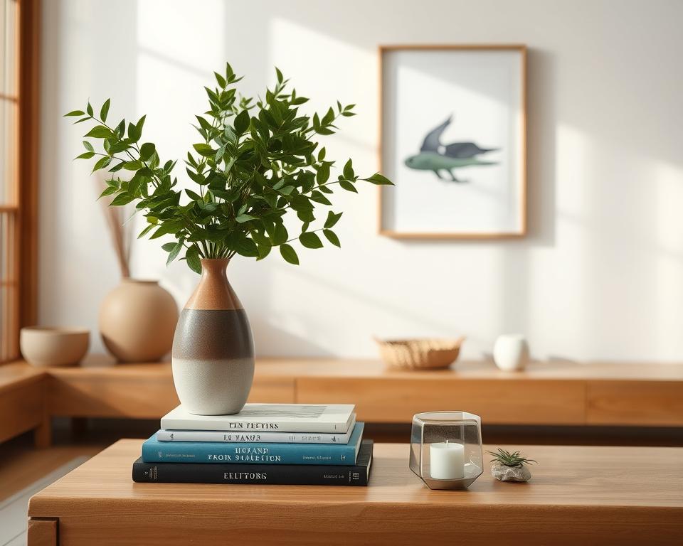 acessórios decorativos japandi