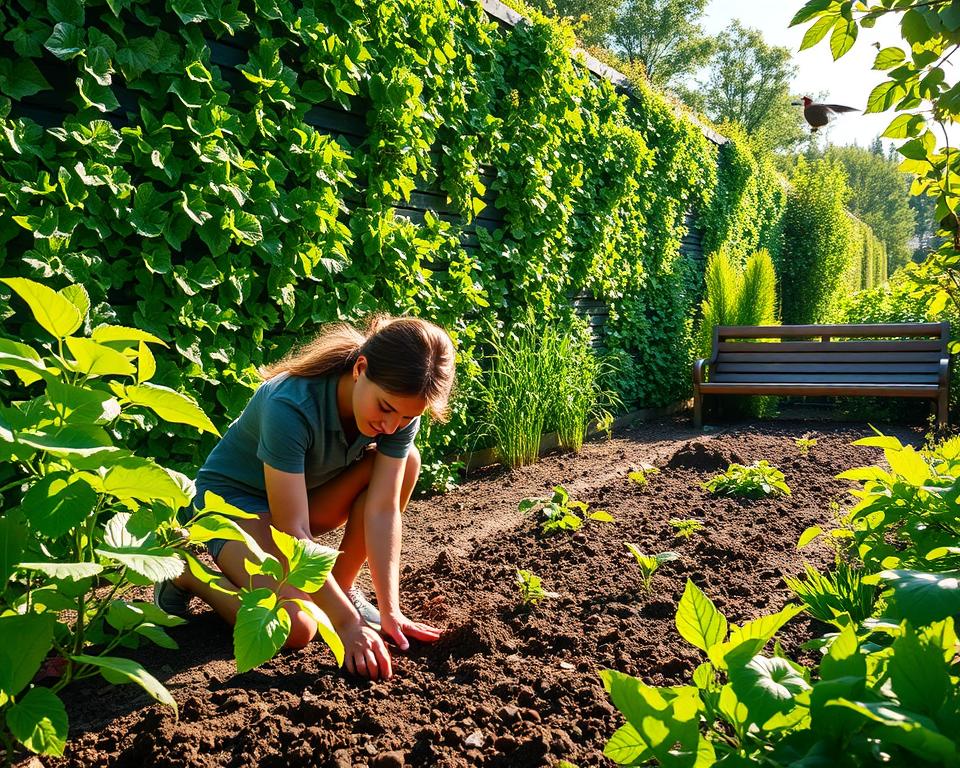 aprendizado em jardinagem