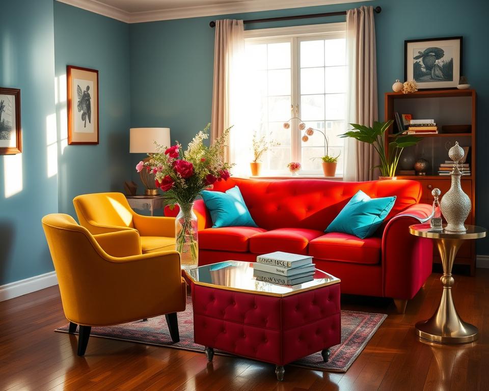 cores na decoração