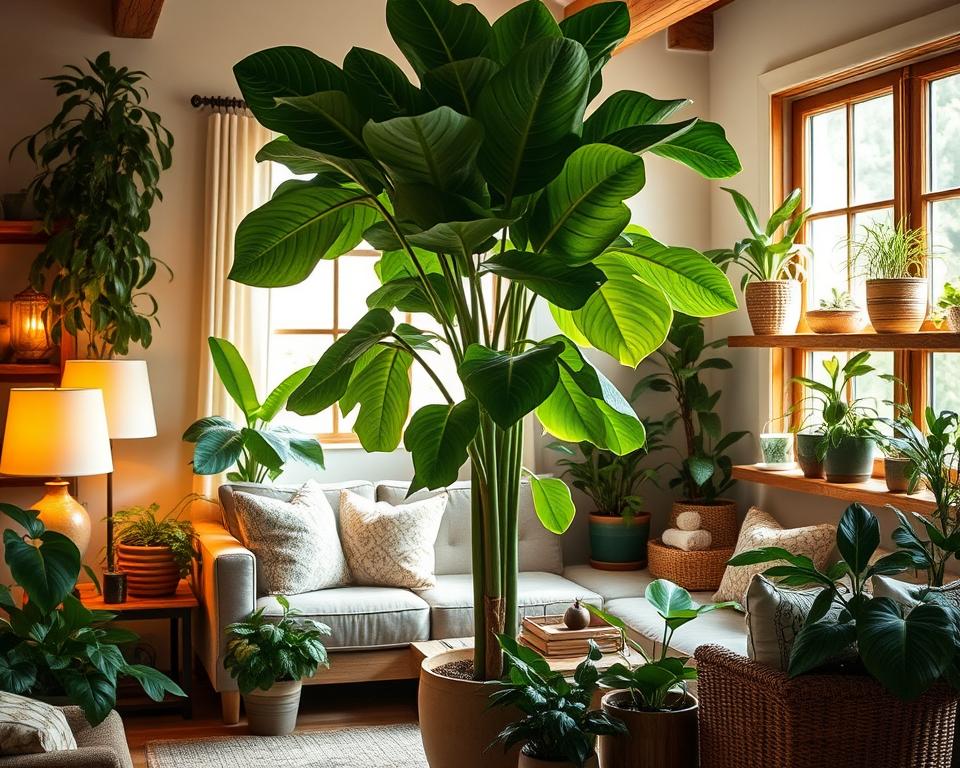 decoração com plantas