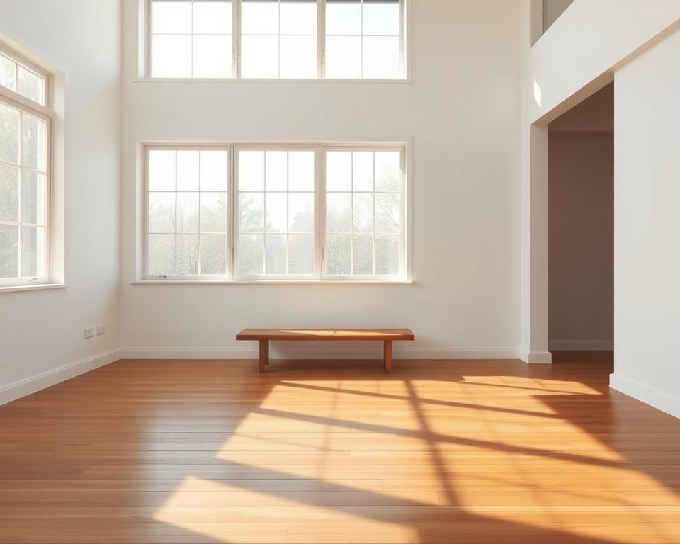 espaço vazio Japandi