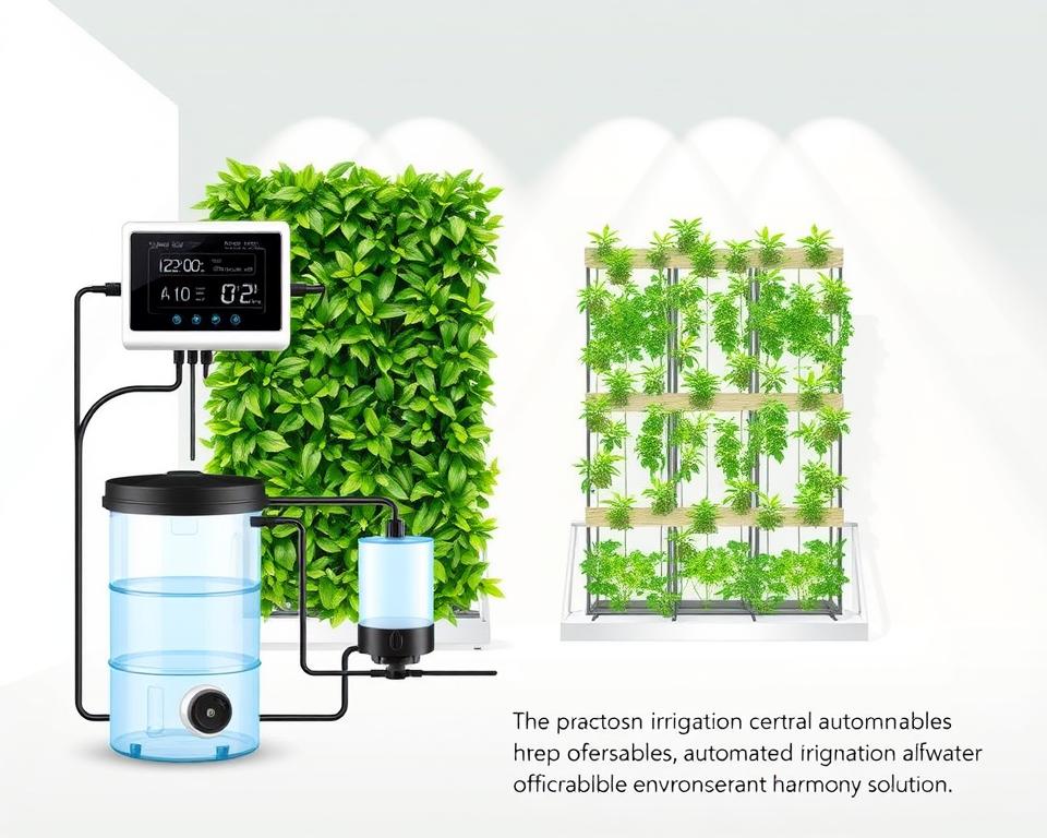 funcionamento da irrigação automática