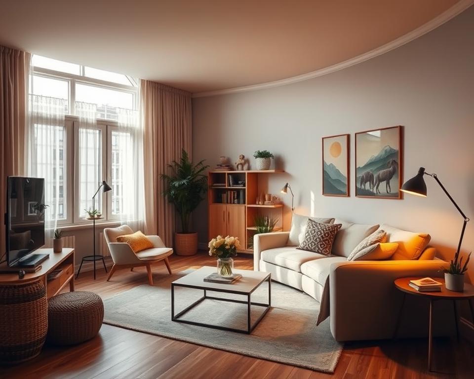harmonização com a decoração