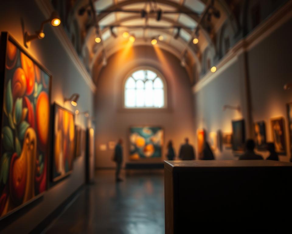 iluminação na arte