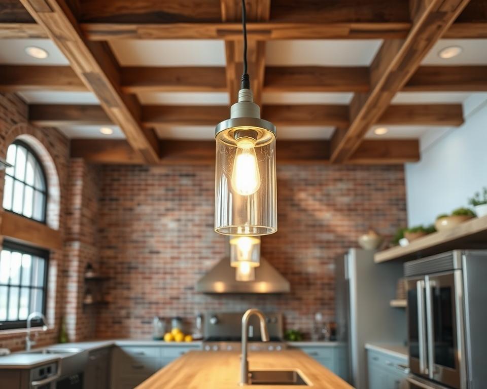 luminária pendente para cozinha industrial