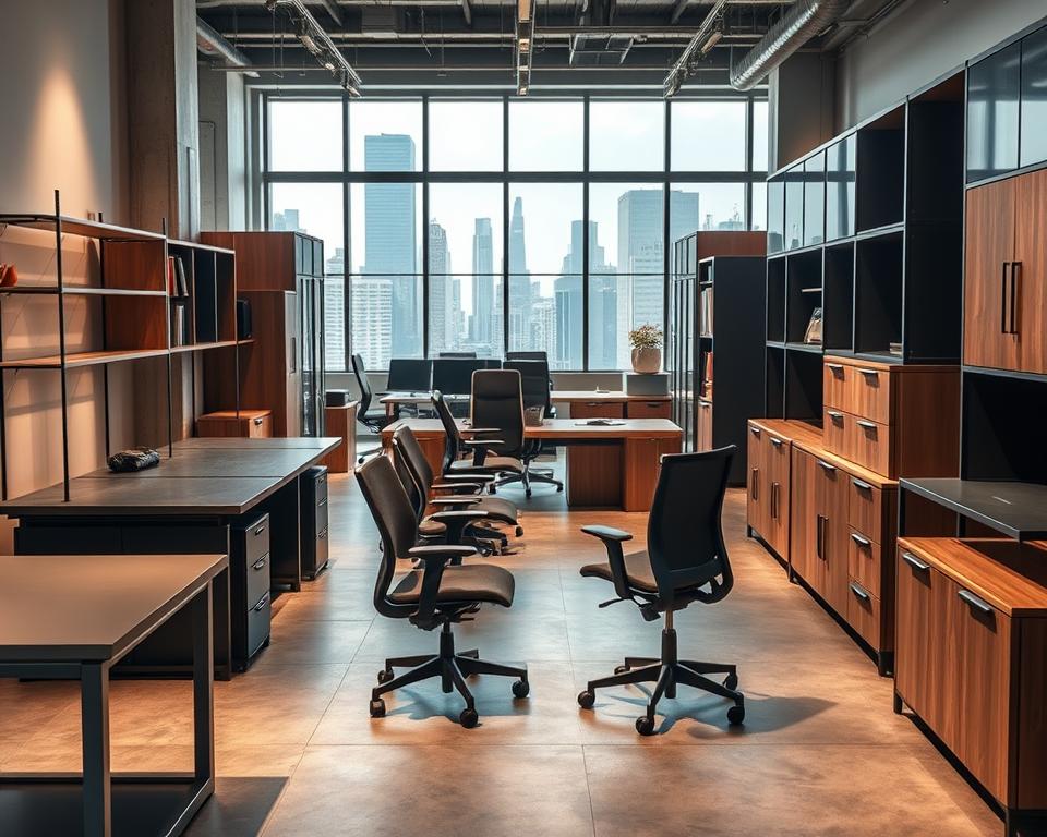 qualidade dos materiais em móveis industriais
