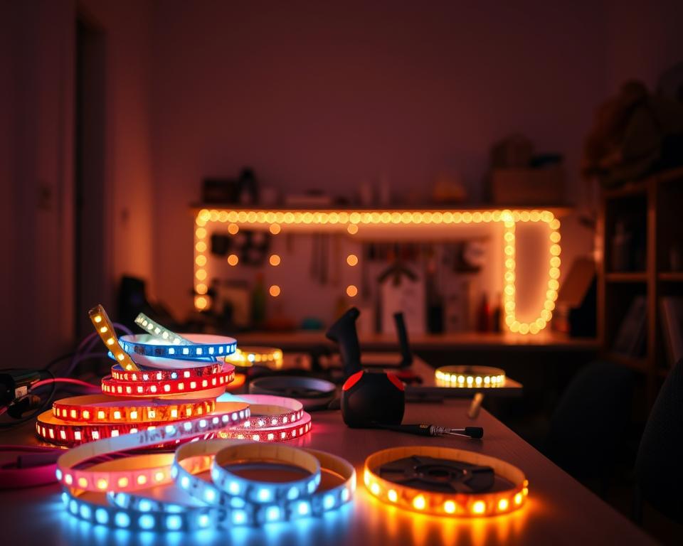 testar iluminação