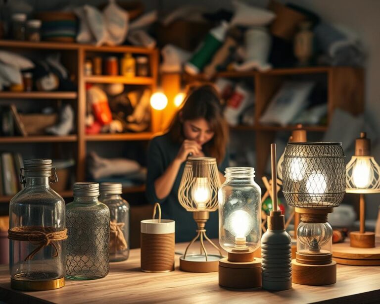 DIY Luminárias: Crie Luzes Ambientais com Materiais Reciclados