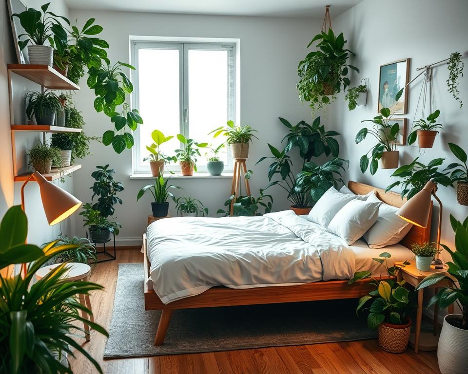 Decoração com Plantas em Quartos Pequenos