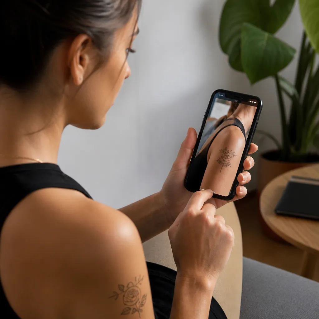 Veja Como Fica a Tatuagem no Seu Corpo Antes de Fazer