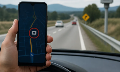 Application that detects speed radar in real time