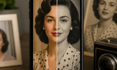 Transforme sua foto em estilo vintage dos anos 50 em segundos