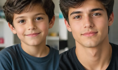 IA Mostra como seu filho ficará com 20 anos de idade.