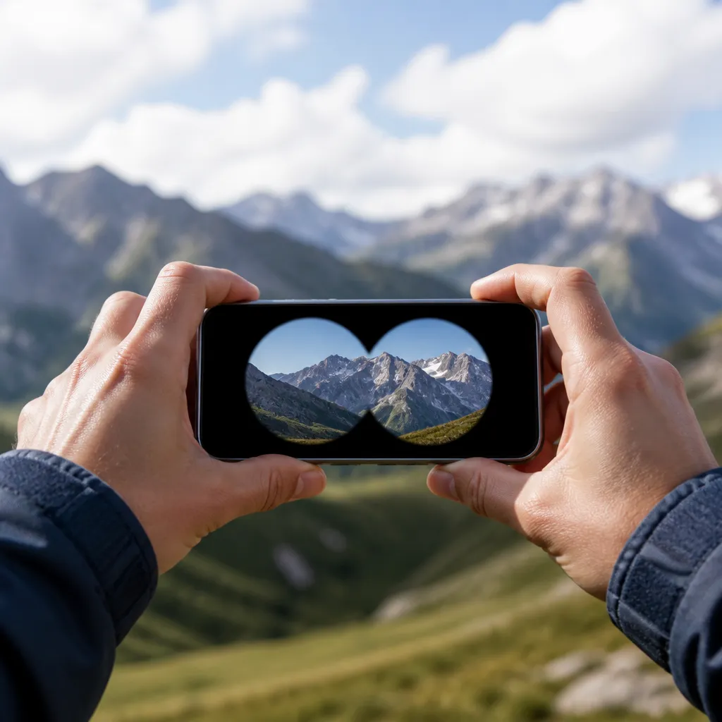 Binóculo Virtual no iPhone: Tecnologia de Zoom Avançada