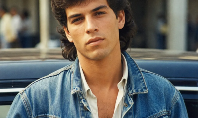 crie uma foto sua estilo anos 80