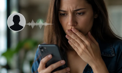 Como lidar com o recebimento de uma mensagem de voz anônima