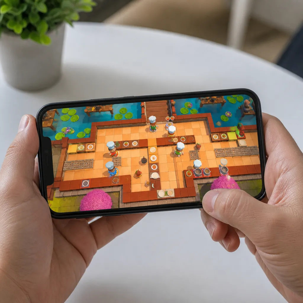 Jogar Overcooked no Netflix pelo iPhone passo a passo