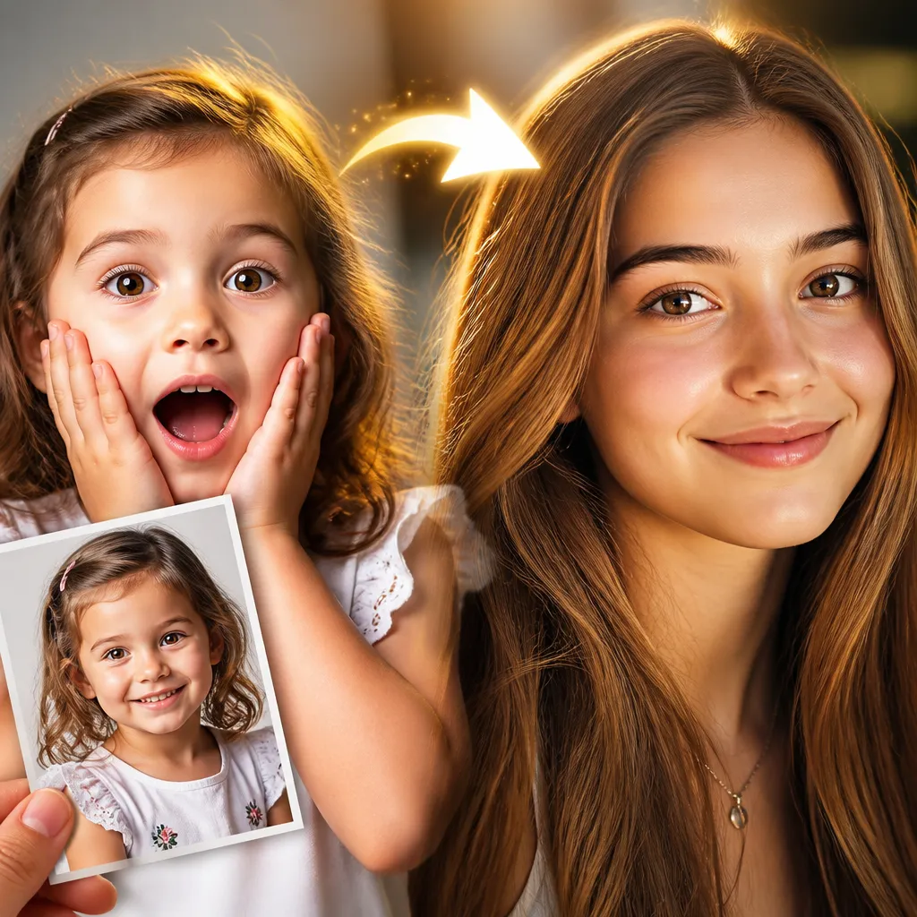 A Trend Que Está Viralizando: Veja Uma Versão dos Seus Filhos Com 20 Anos Usando Apenas Uma Foto