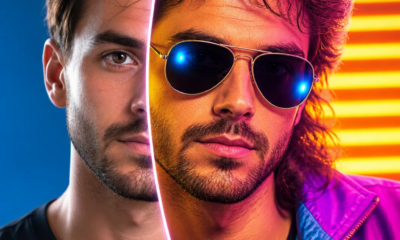 Transforme sua foto em estilo anos 80