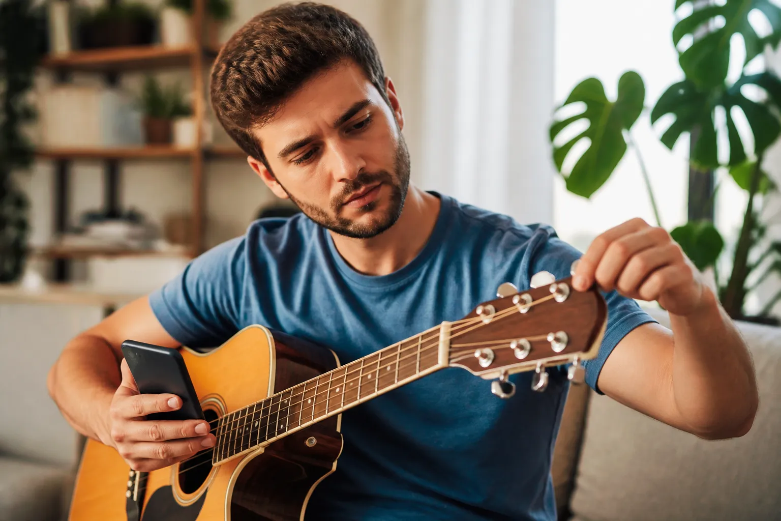 Como Afinar Violão Direto no Celular em Minutos