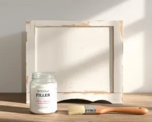 DIY: restaure móveis de MDF descascados usando massa e pintura PU