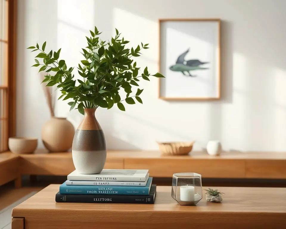 acessórios decorativos japandi