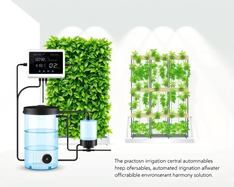 funcionamento da irrigação automática