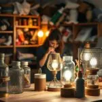 DIY Luminárias: Crie Luzes Ambientais com Materiais Reciclados